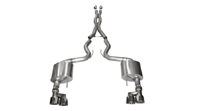 Corsa Performance Sport 3.0 IN Cat-Back Twin Tips 2015-2017 Mustang GT (Coupe)