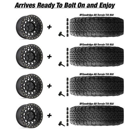Black Rhino Primm Jeep Gladiator JT 17" Wheel and 35" Tire Package