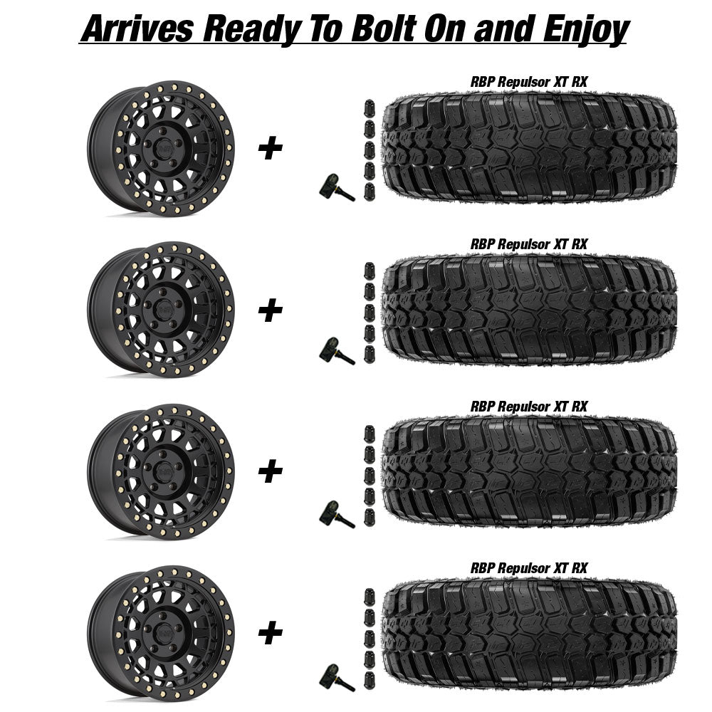Black Rhino Primm Jeep Gladiator JT 17" Wheel and 35" Tire Package