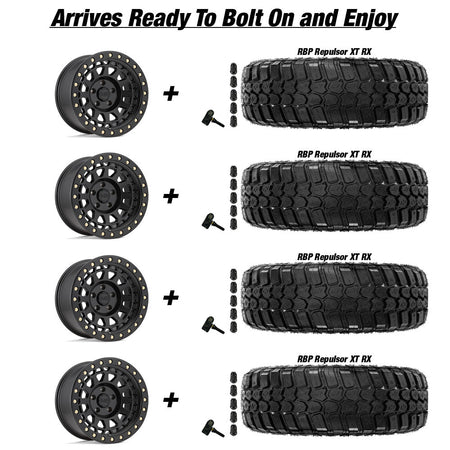 Black Rhino Primm Jeep Gladiator JT 17" Wheel and 35" Tire Package