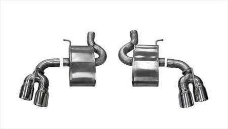 Corsa Sport Axleback Exhaust Polished Quad Tips (2016 Camaro SS) 14786
