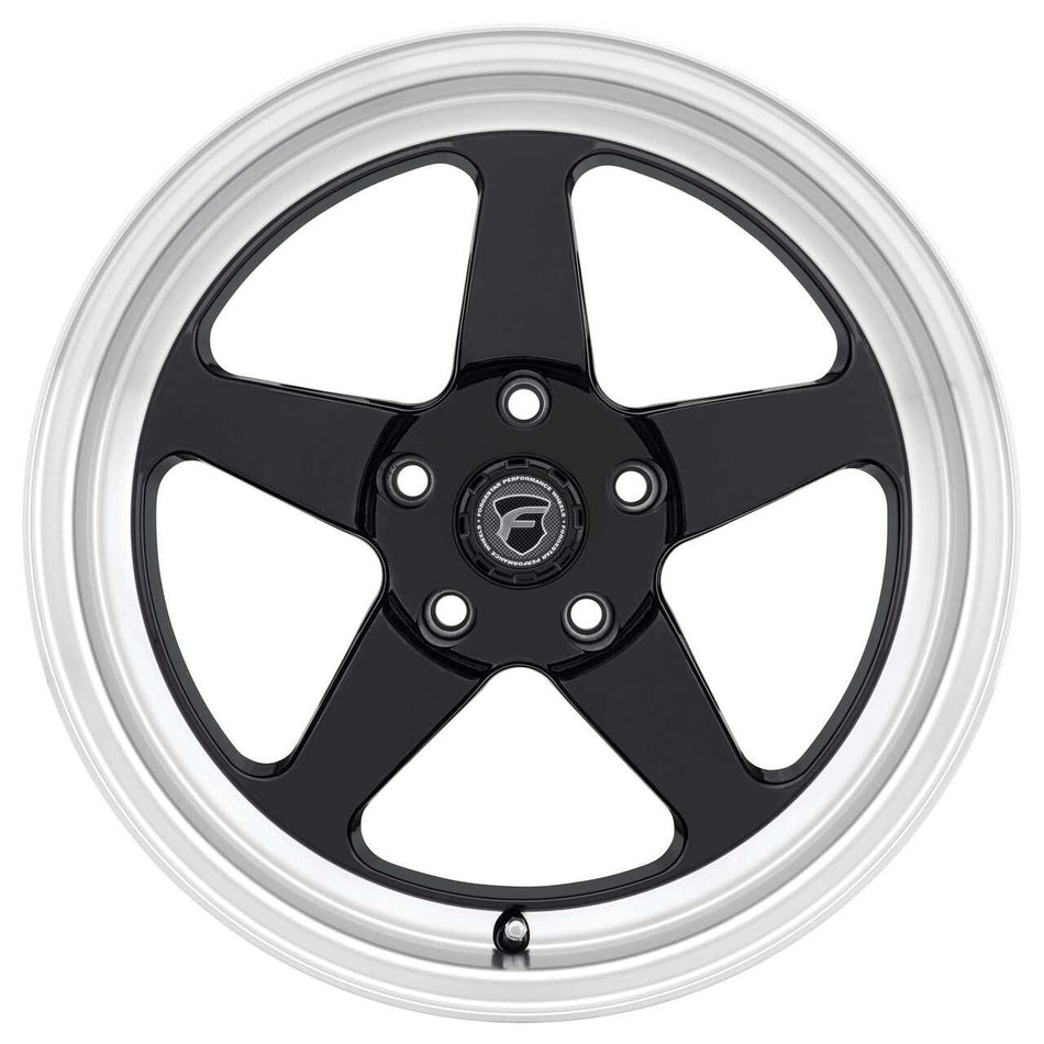 Forgestar 18x5 D5 Drag Wheel | 5x120 | -23 ET | 2.1 BS | Gloss Black | 2010 - 2023 Camaro SS / ZL1 / 1LE | 2014 - 2019 Corvette Z06 / Grand Sport | F0918C022N23