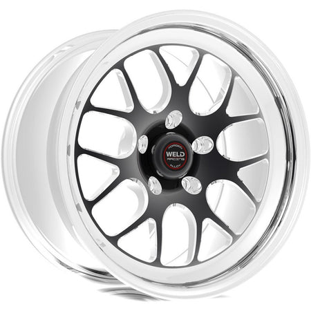 Weld 18x9 S77 Black Center Front / Rear Wheel (2005-2010 Mustang GT Base) 77MB8090A67A