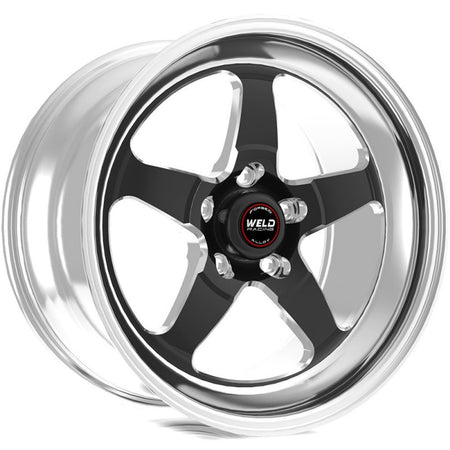 Weld 18x9 S71 Black Center Front / Rear Wheel (1993-2002 Camaro) 71MB8090B67A